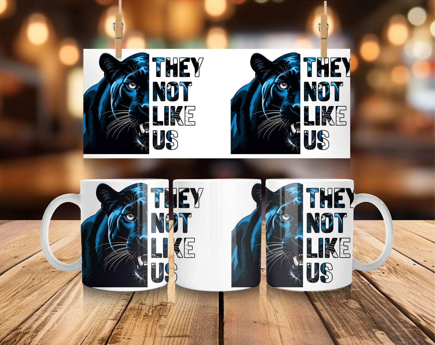 They Not Like Us Mug - Carolina Panthers