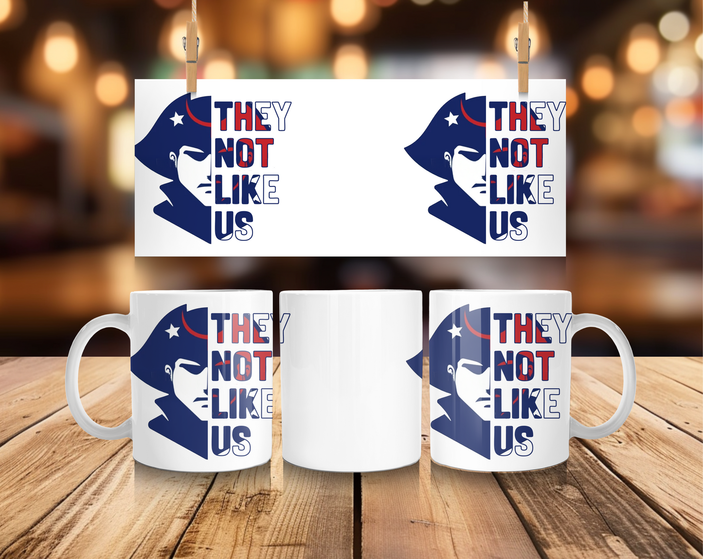They Not Like Us Mug - New England Patriots