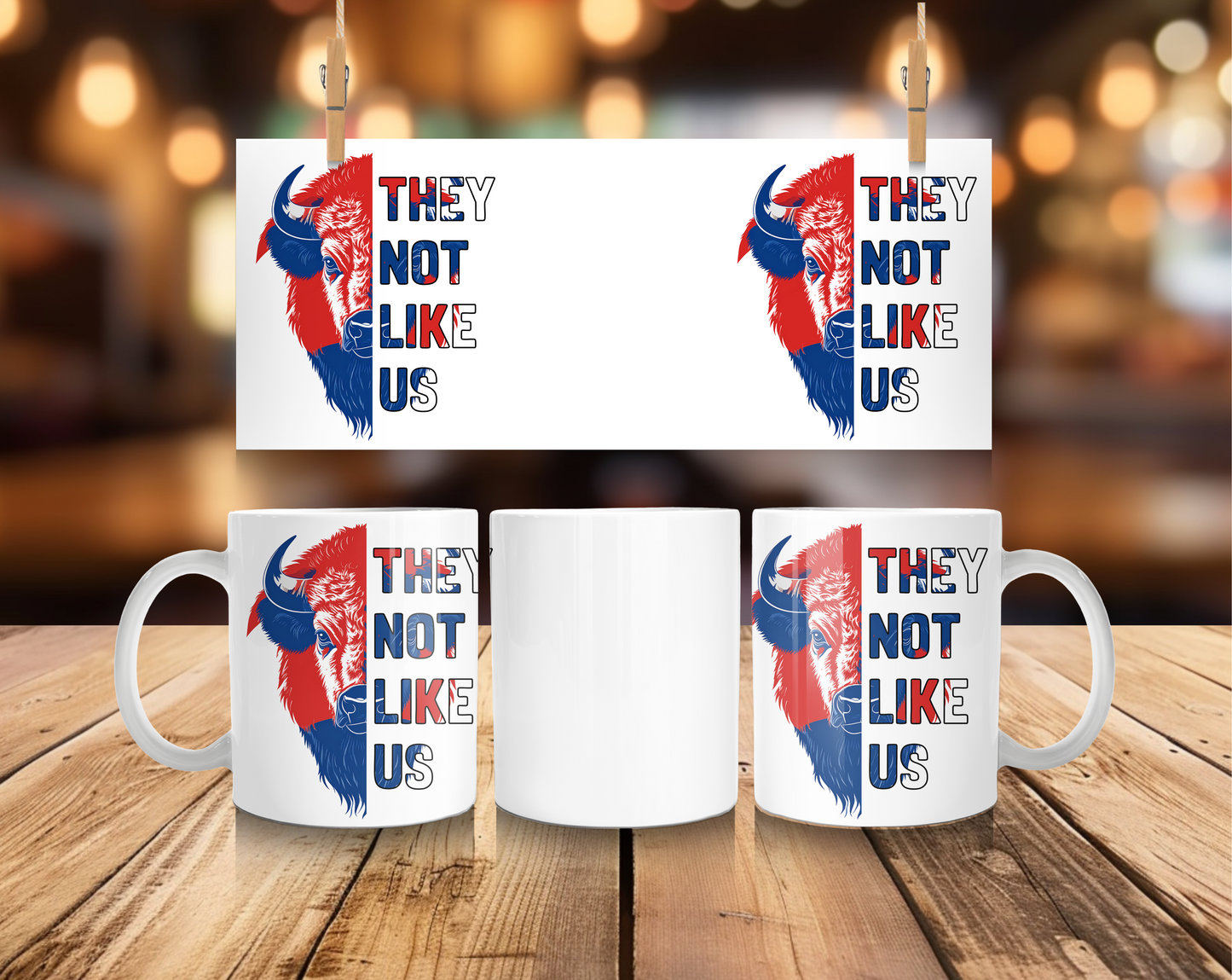 They Not Like Us Mug - Buffalo Bills