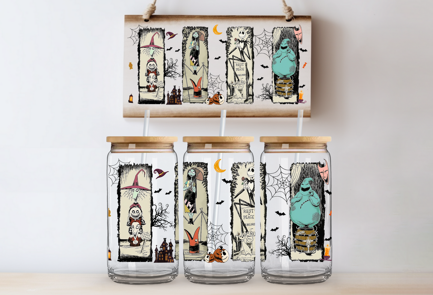 This is Halloween - Glass Can