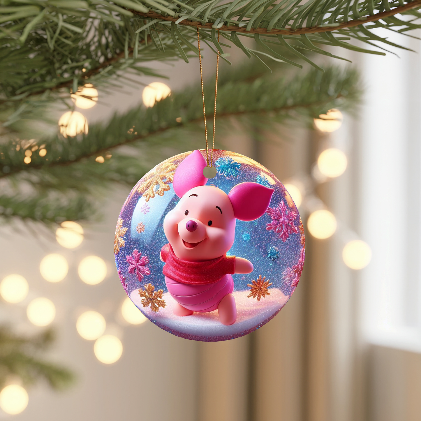 Brave Ceramic Ornament