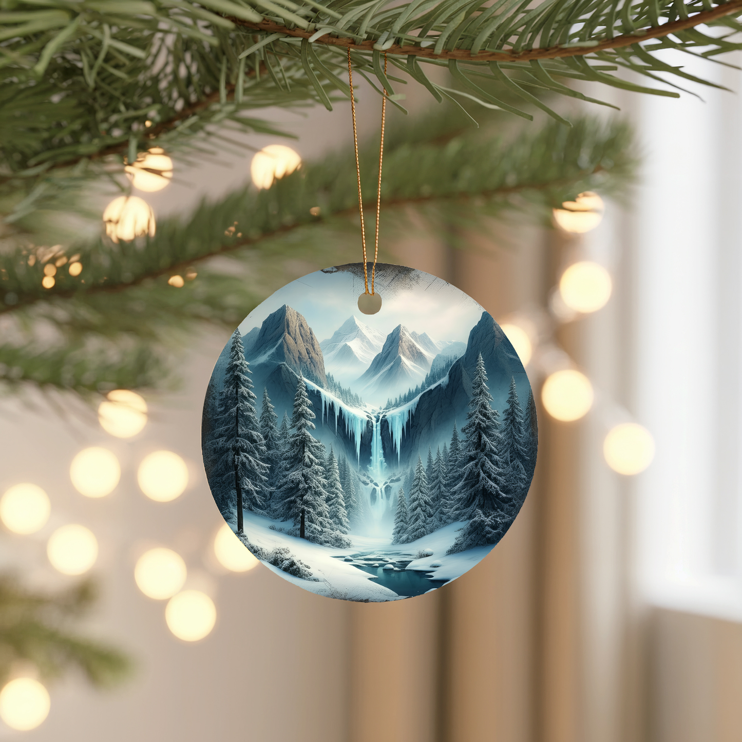 Winter Wonderland Ceramic Ornament
