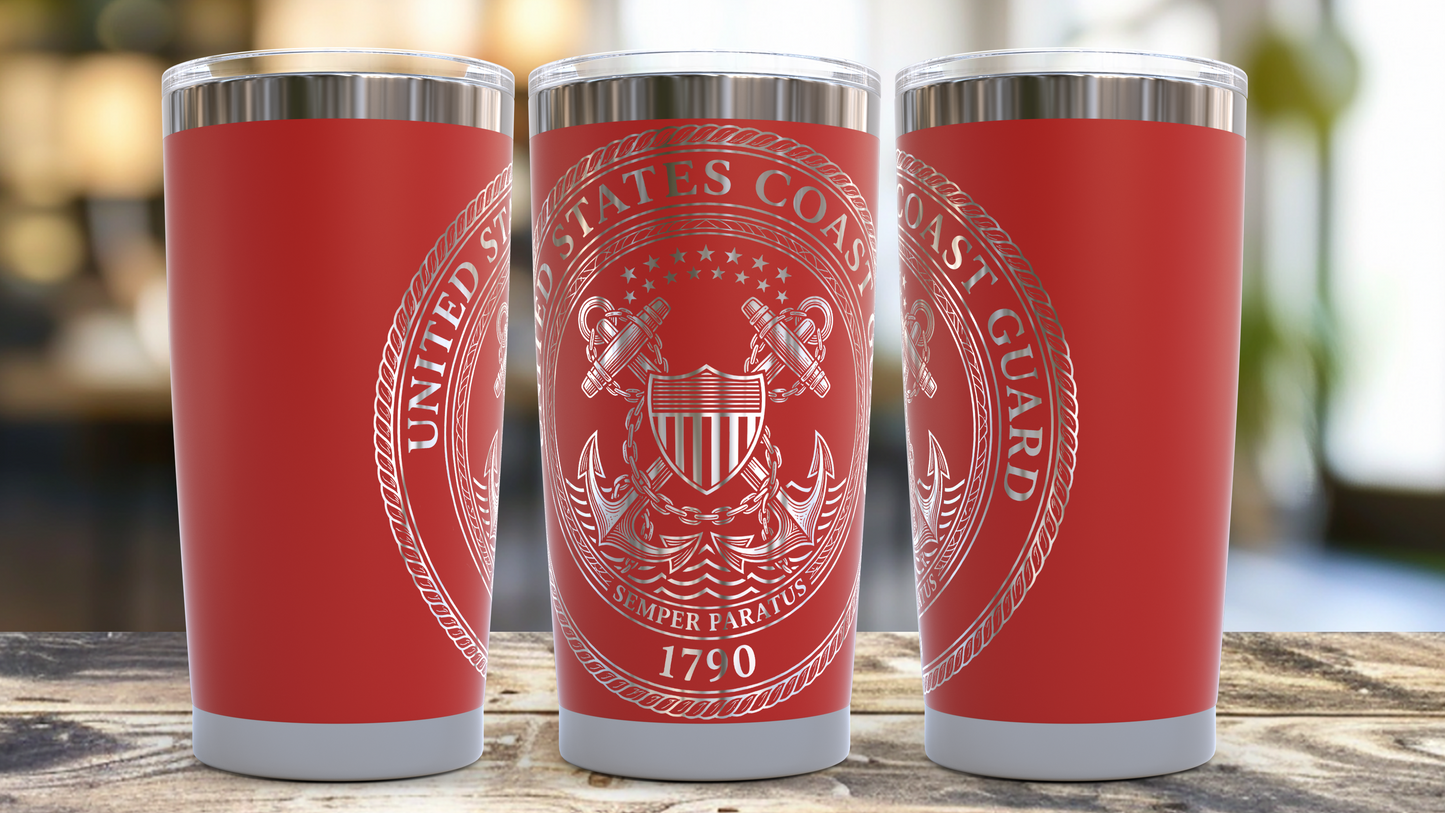 Coast Guard 20oz Tumbler