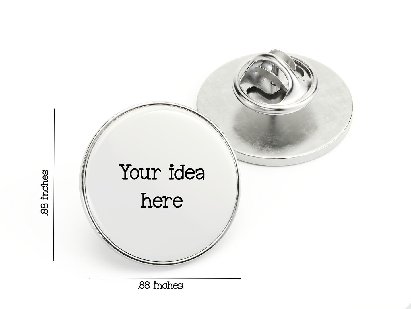 Custom Stainless Steel Pin Design