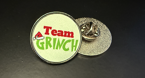 Team Grinch Pin