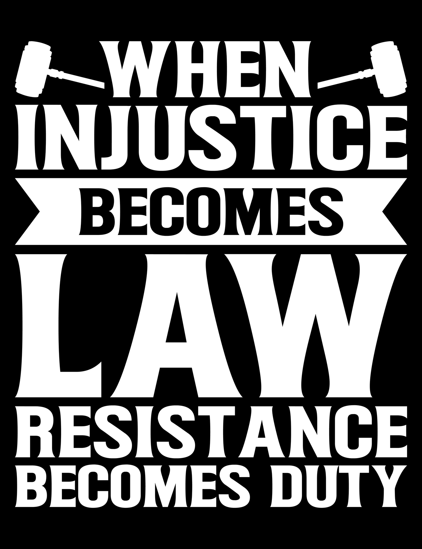 Resistance is Duty