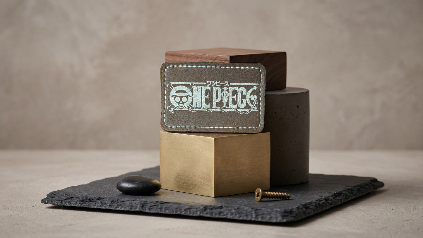 One Piece Leatherette Patch