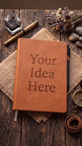 Custom Engraved Notebook