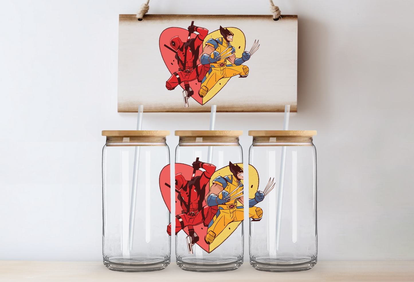 Best Friends Glass Can