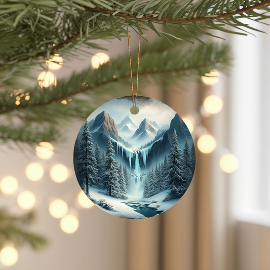 Winter Wonderland Ceramic Ornament