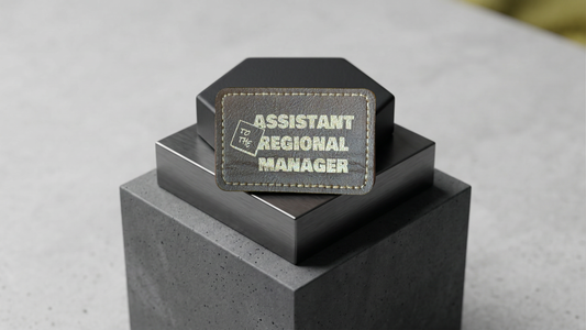 Assistant Manager Leatherette Patch