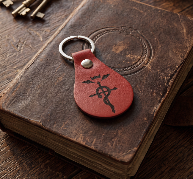 Hagane no Renkinjutsushi Leatherette Keychain