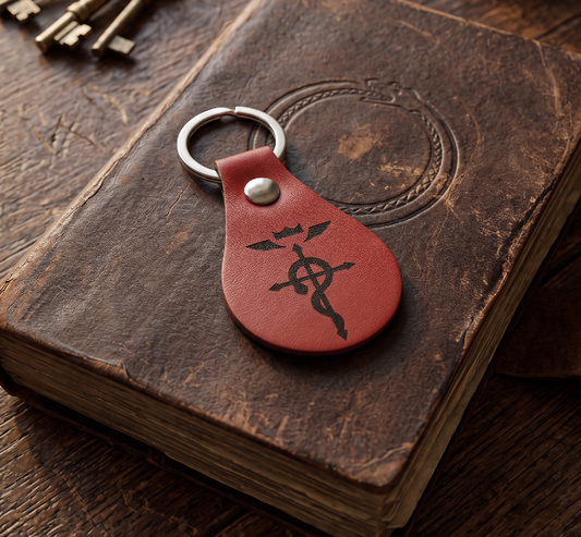 Hagane no Renkinjutsushi Leatherette Keychain