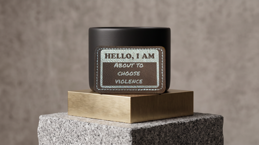 Hello I Am Leatherette Patch