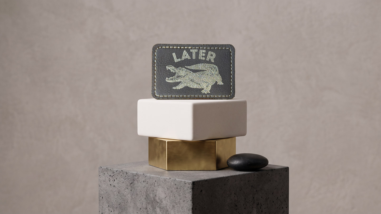 Later Gator Leatherette Patch