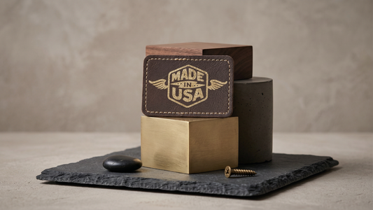 Made in USA Leatherette Patch