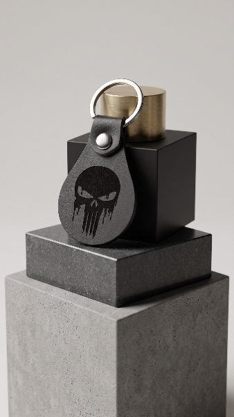 One Batch Two Batch Leatherette Keychain