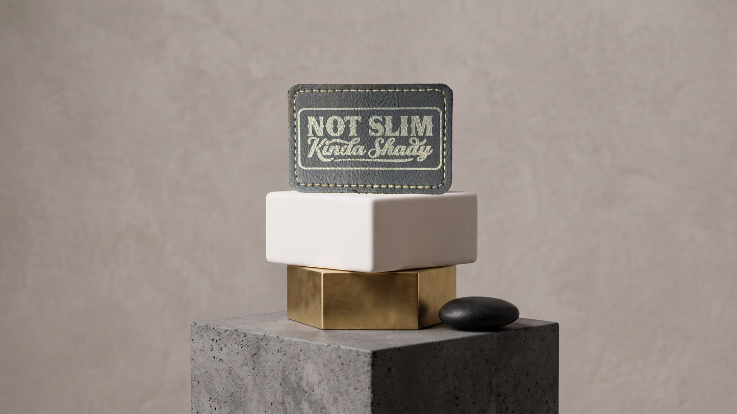 Slim Shady Leatherette Patch