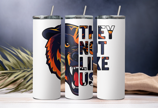 They Not Like Us Tumbler - Chicago Bears