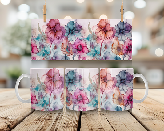 Watercolor Bouquet - mug