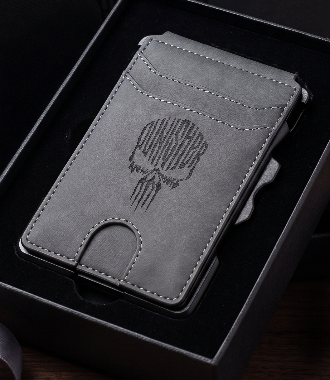 One Batch Two Batch Engraved RFID blocking Wallet
