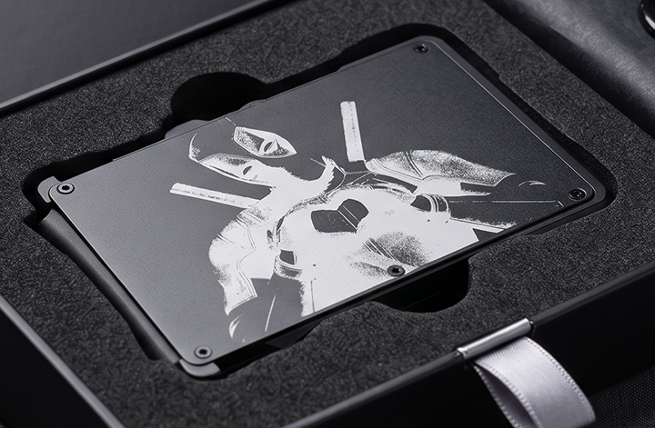 Mouthy Merc Engraved RFID blocking Wallet