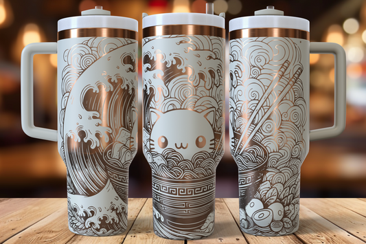 Neko Ramen 40oz Big Gulp Tumbler