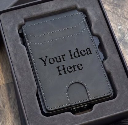 Custom Engraved RFID blocking Wallet